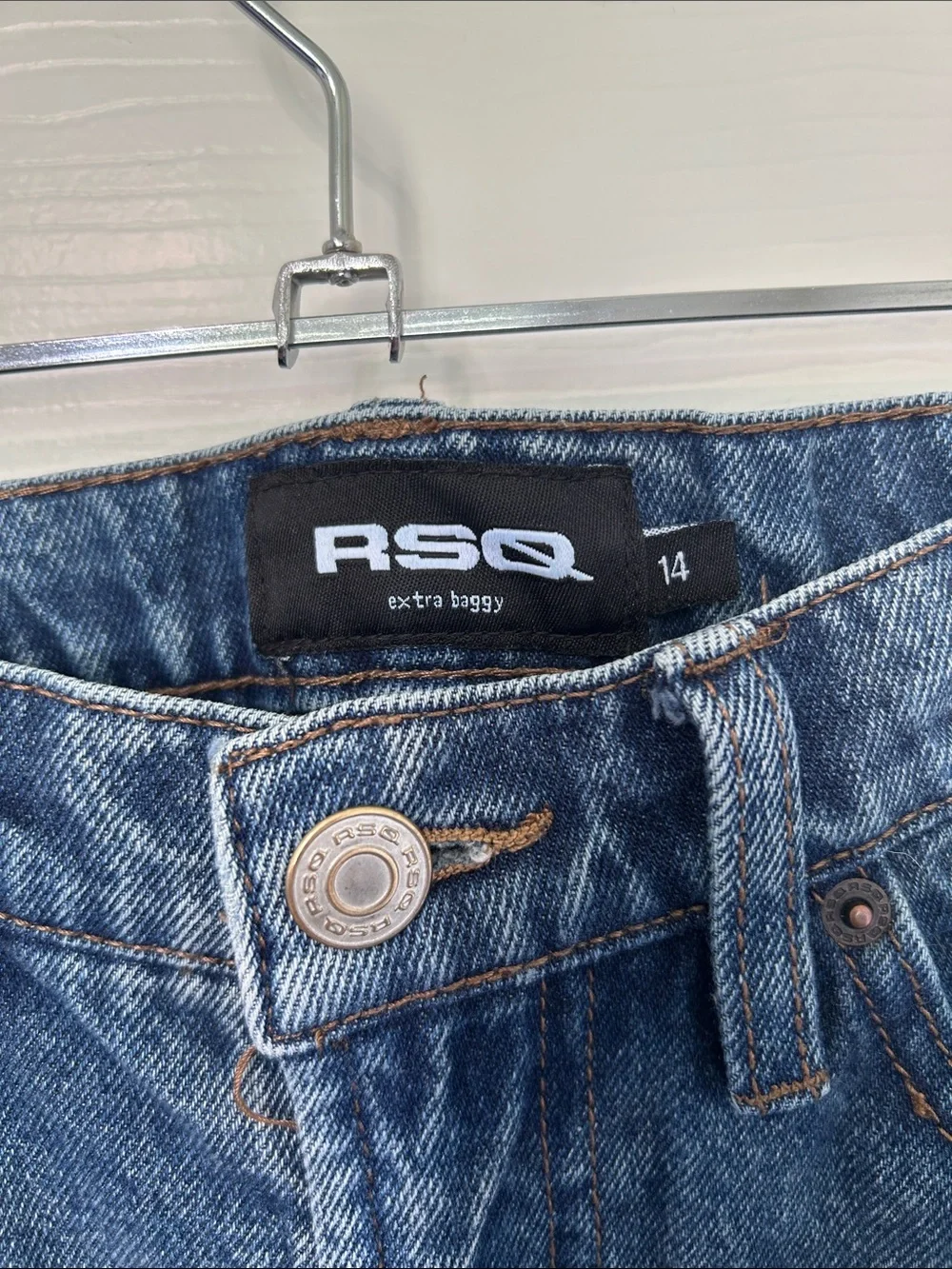 RSQ Kids Wide Leg Blue Denim Jeans